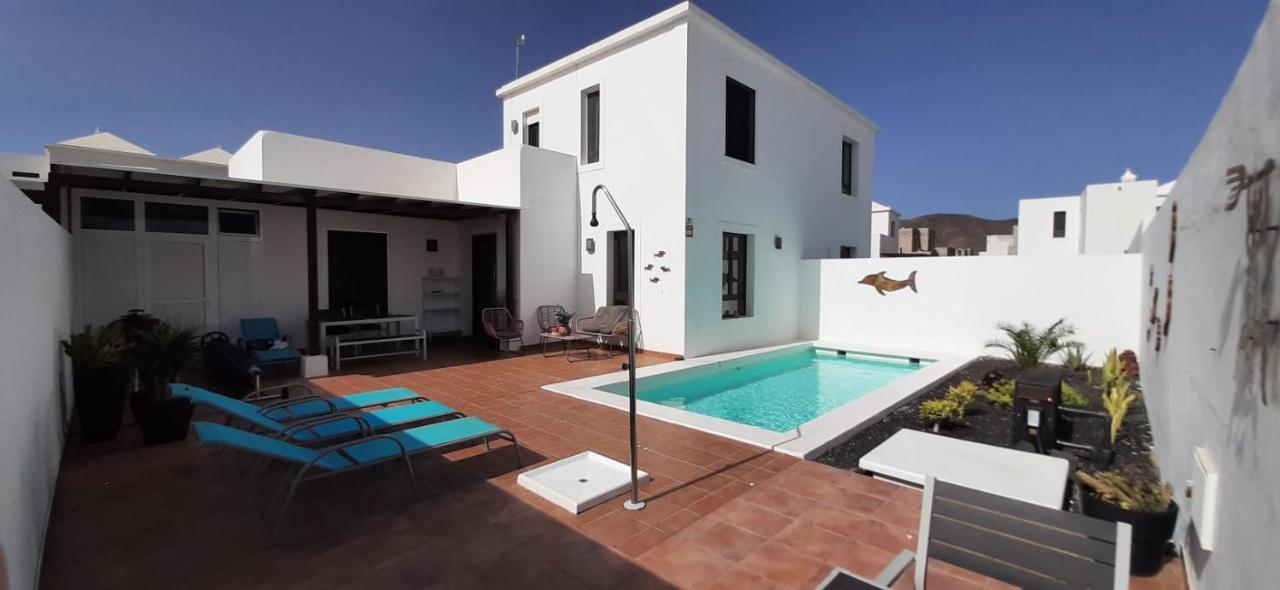 Splendid Casa Papagayo, Heated Pool, Roofterrace With Views And Wifi Villa Playa Blanca  Exterior foto